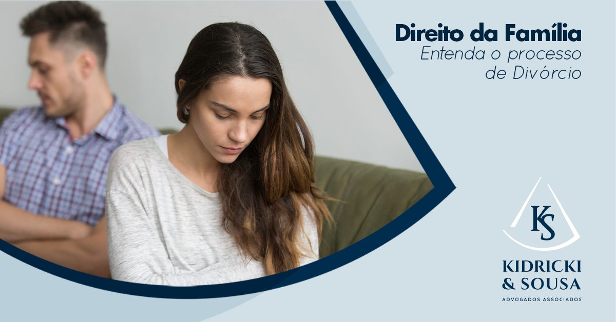 Casal chateado em processo de divórcio